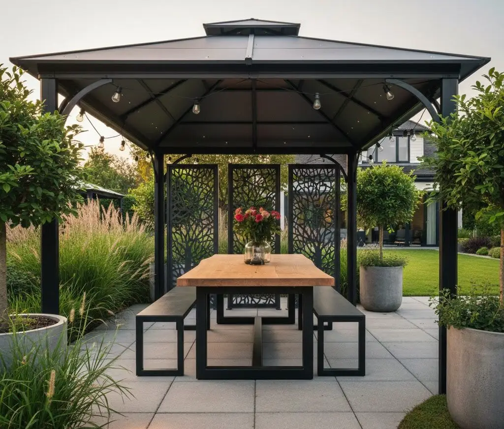 panche e tavoli in ferro